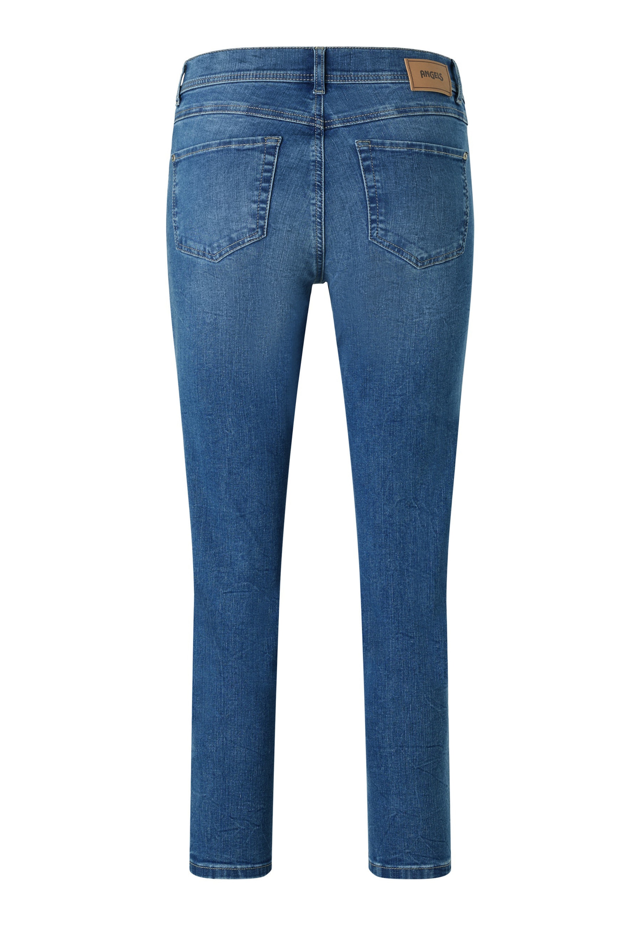 Coupe slim Jean 'Ornella' Angels en bleu
