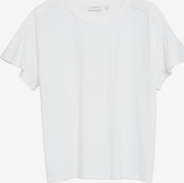 T-shirt COMMA en blanc : devant