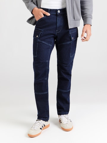 Tapered Jeans cargo 'Roxic' di G-STAR in blu: frontale