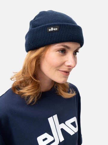 elho Beanie 'Linz 89' in Blue: front