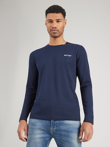 MUSTANG Paita 'Asheville' värissä sininen: etupuoli