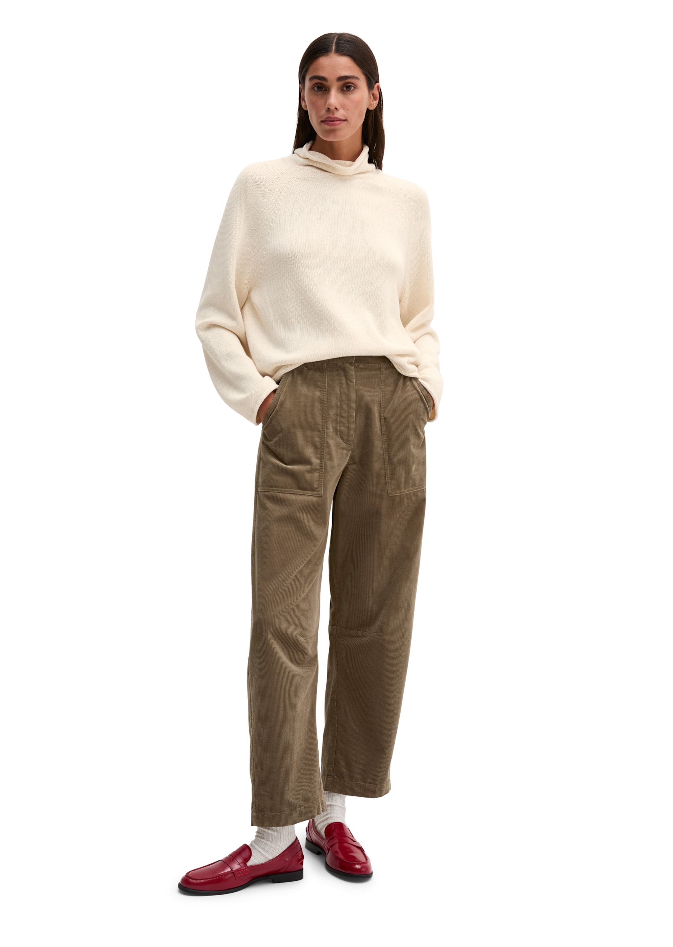 Marc O'Polo Pullover in Weiß: Vorderseite