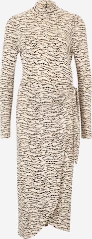 OBJECT Tall Jurk 'ANIKA' in Beige: voorkant