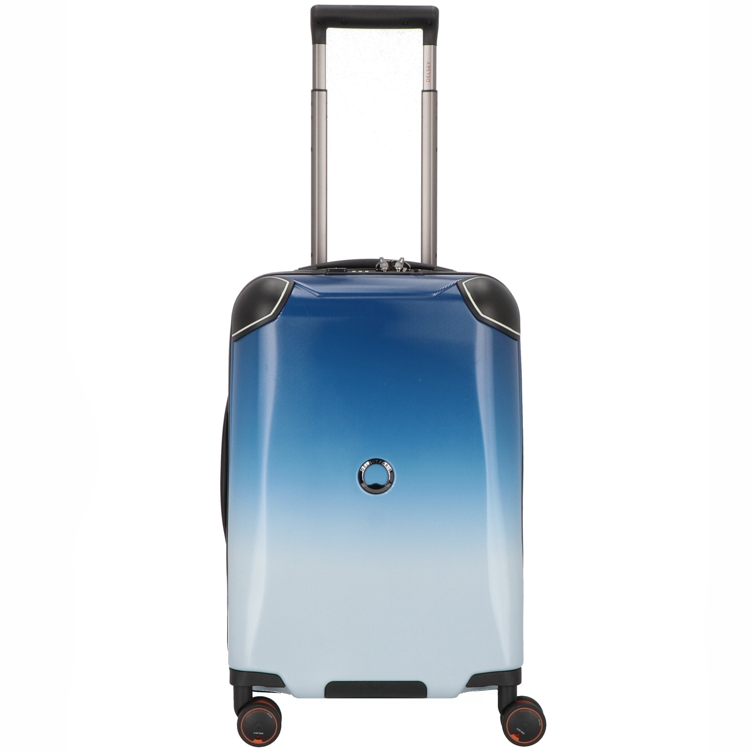 Trolley di Delsey Paris in blu: frontale