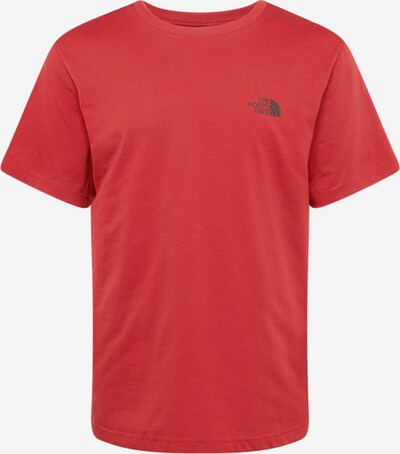 THE NORTH FACE T-Shirt 'SIMPLE DOME' in rot / schwarz, Produktansicht