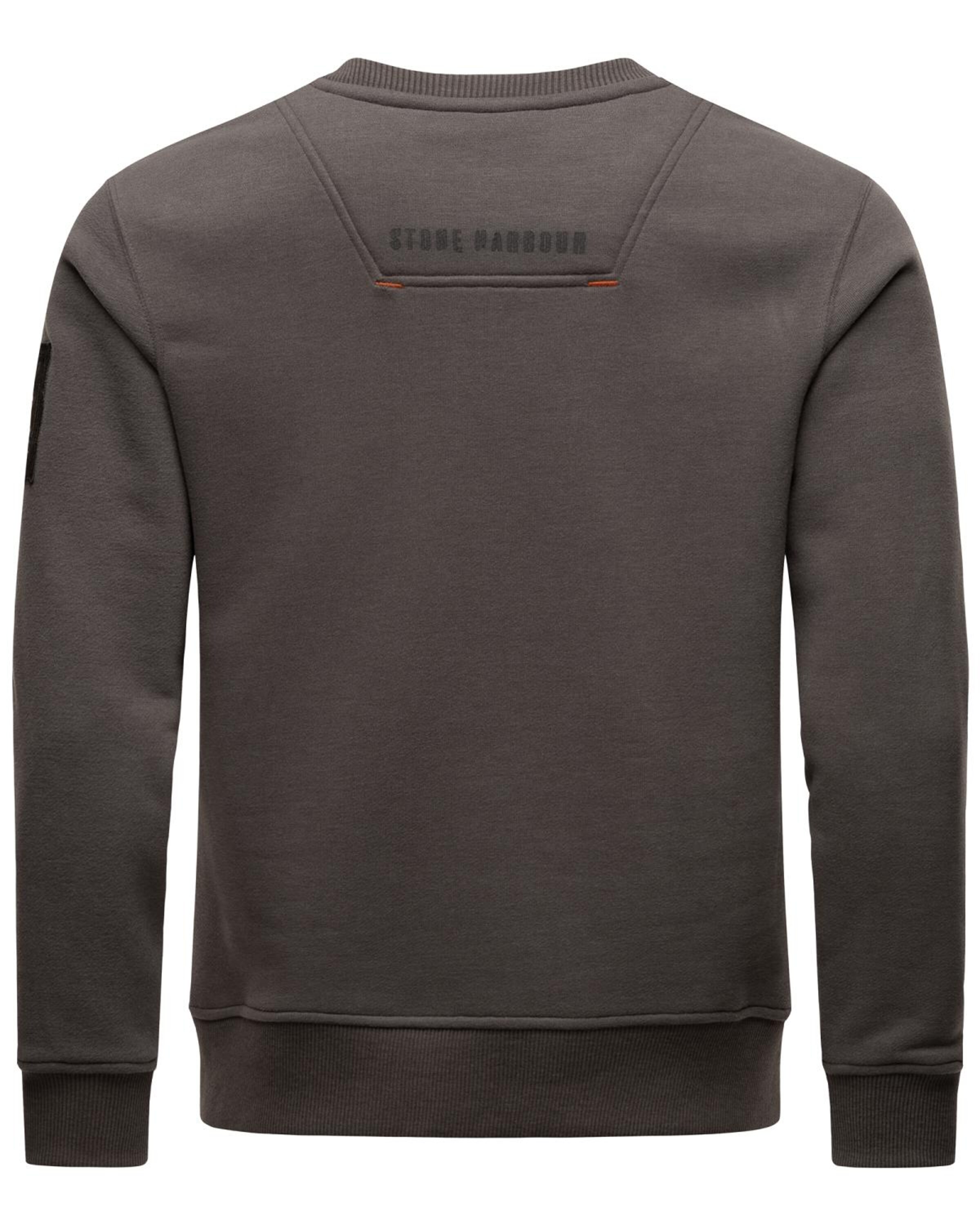 Männer Große Größen STONE HARBOUR Sweatshirt 'Boo Brock' in Dunkelgrau - RI59788 Männer Große Größen STONE HARBOUR Sweatshirt 'Boo Brock' in Dunkelgrau - RI59788