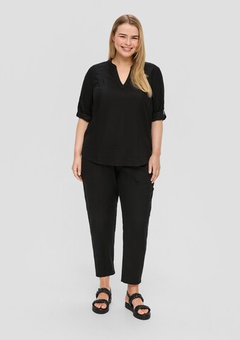 s.Oliver Red Label Plus Blouse in Zwart