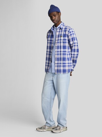 Lyle & Scott Regular fit Overhemd in Blauw