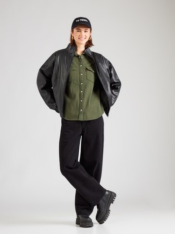 LEVI'S ® Blouse 'Ultimate Western' in Groen