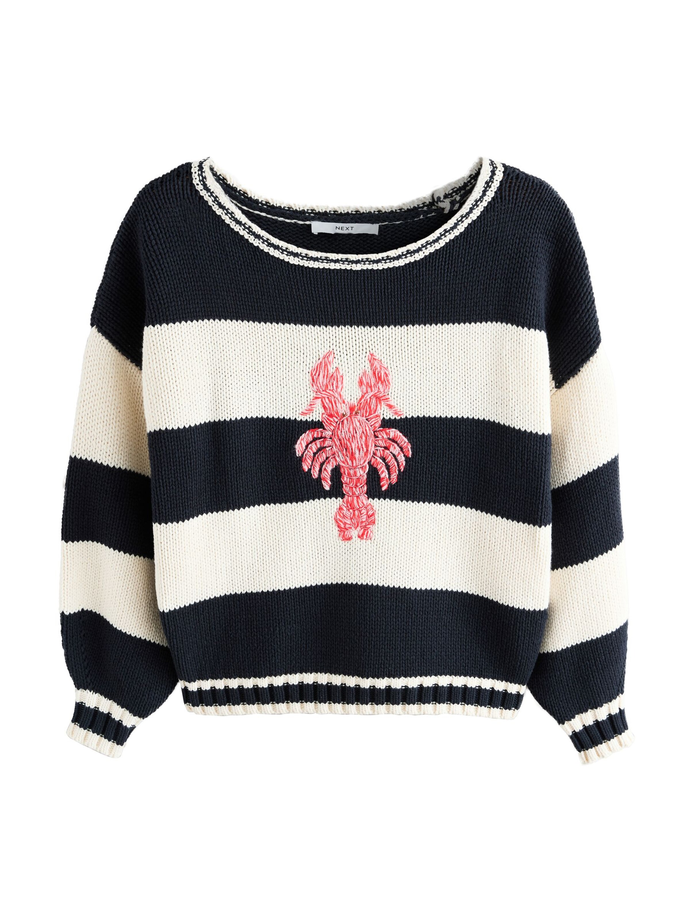 Pullover Next di colore navy / rosso / offwhite, Visualizzazione prodotti