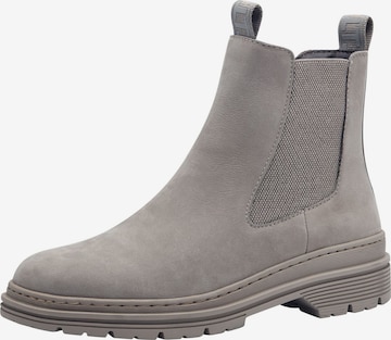 Tamaris Chelsea boots in Grey: front