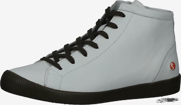 Softinos Lace-Up Ankle Boots in White: front