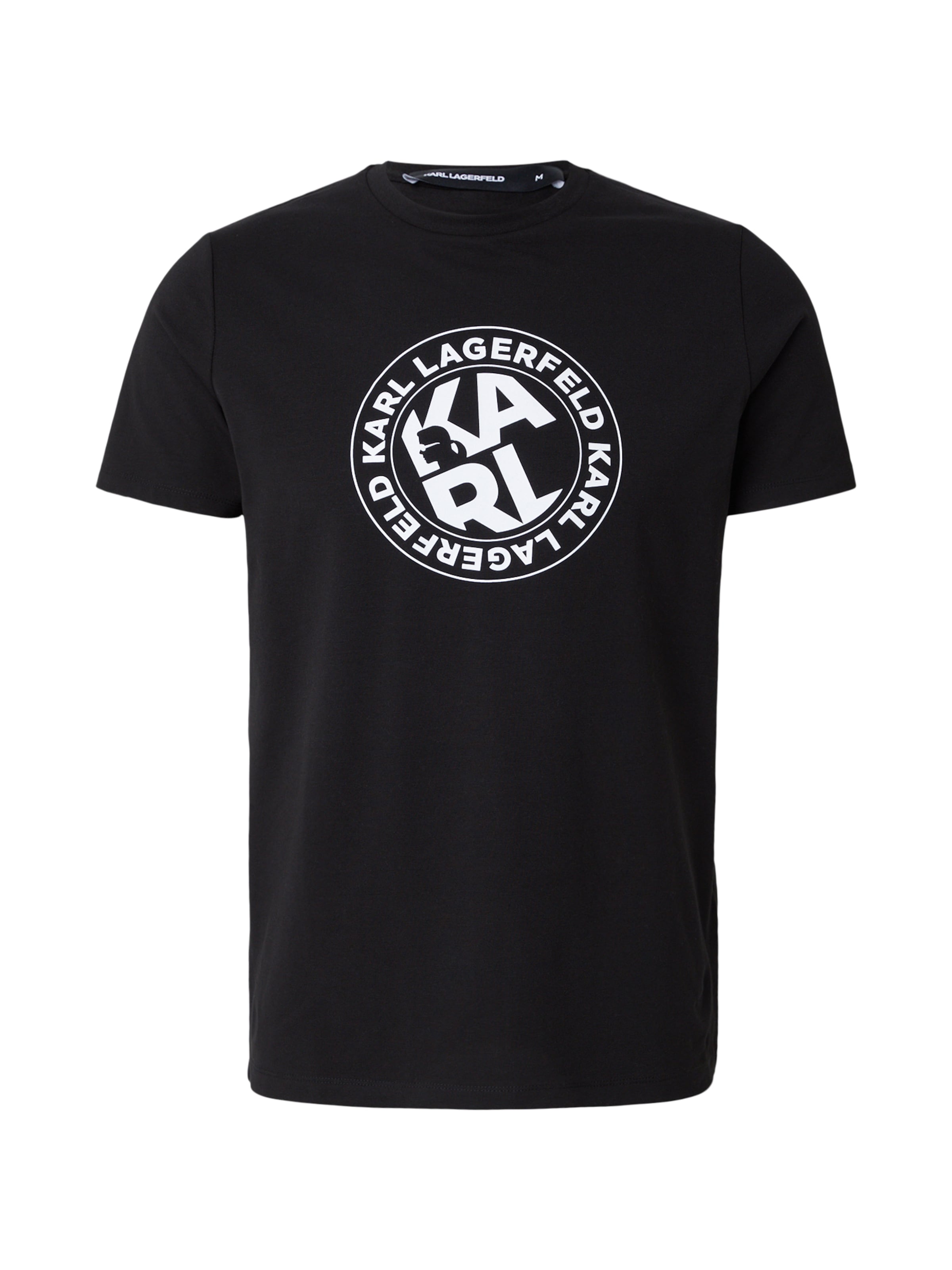 Karl Lagerfeld Shirt in Zwart: voorkant