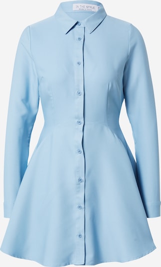 Rochie tip bluză In The Style pe albastru deschis, Vizualizare produs