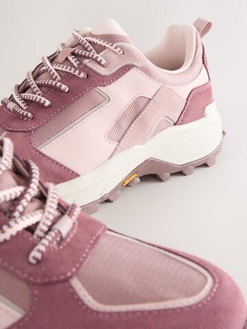 Baskets basses Next en rose