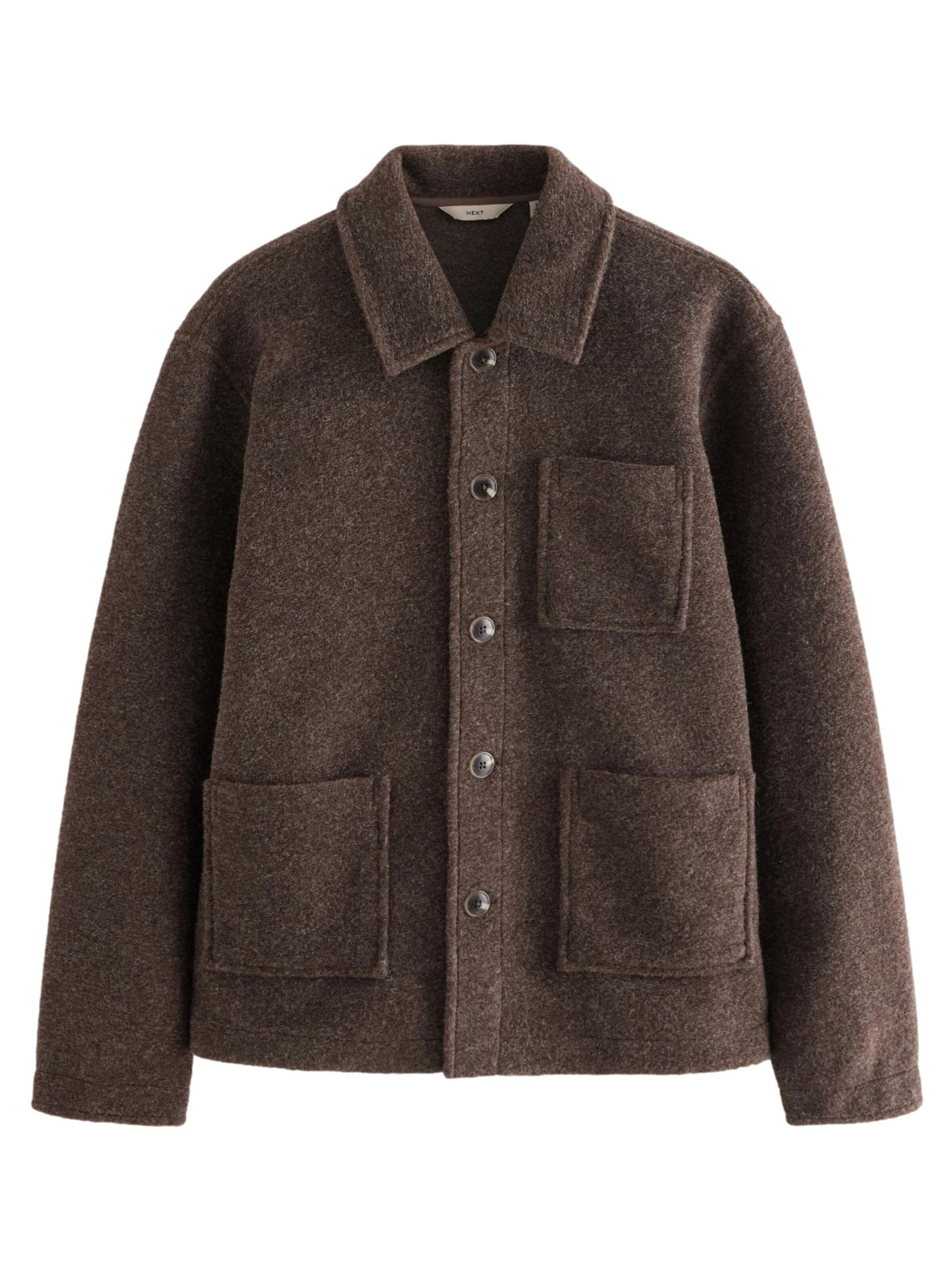Next Regular fit Tussenjas in Bruin: voorkant