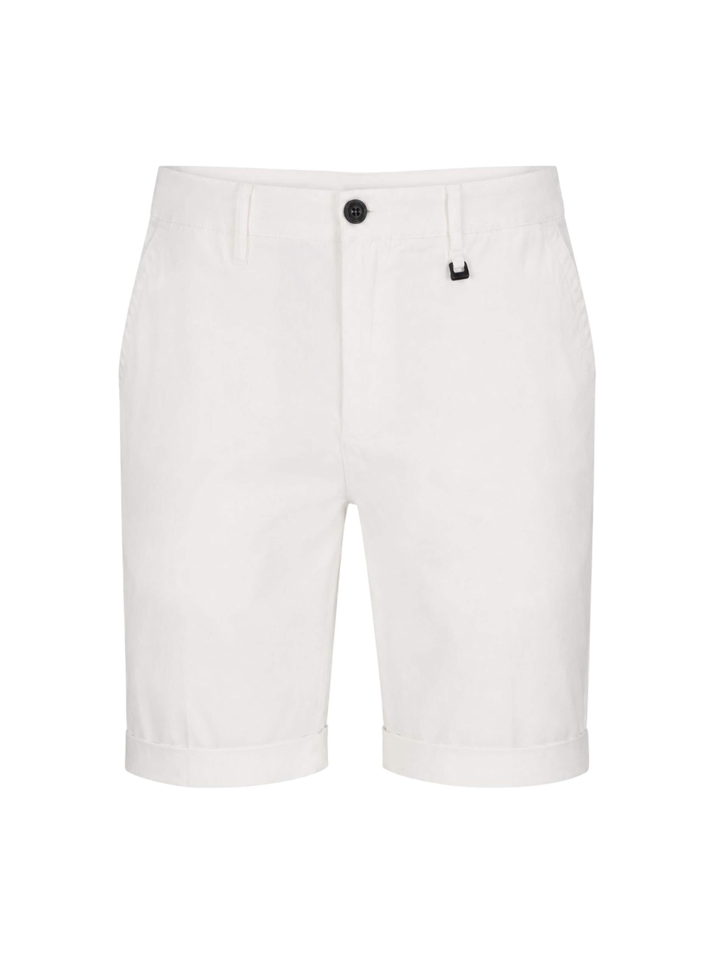 Liu Jo - regular Pantalón chino 'LIU JO UOMO PANTA BERMTELA PANTALONCINO' en blanco: frente