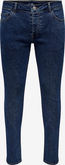 Only & Sons Jeans 'WARP' in de kleur Donkerblauw, Productweergave