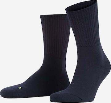 FALKE Athletic Socks in Blue: front