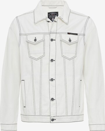 CIPO & BAXX Between-Season Jacket in White: front