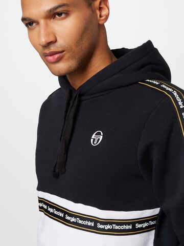 Sergio Tacchini Sweatshirt 'MERIDIANO' in Black