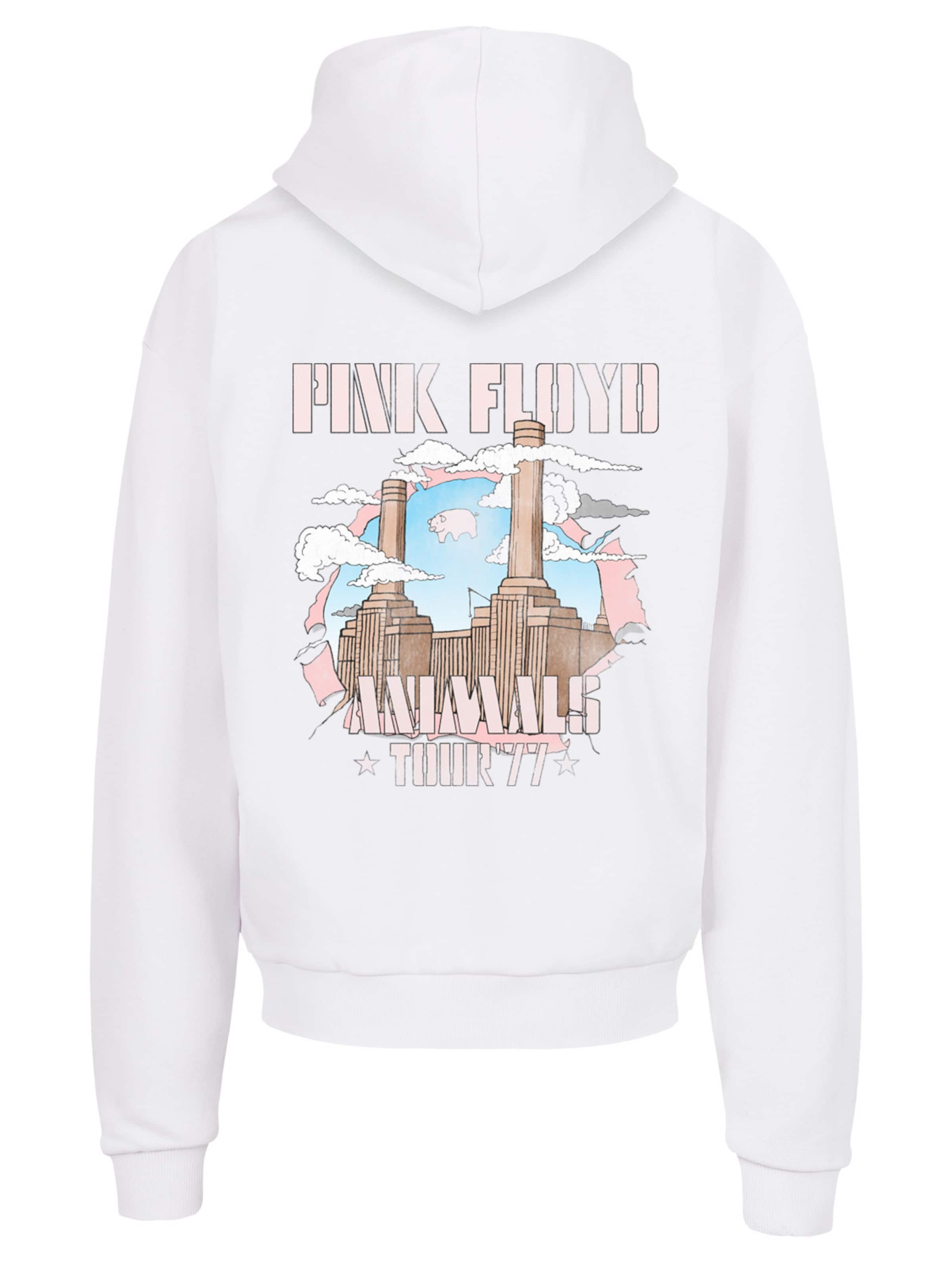 F4NT4STIC Sweatshirt 'Pink Floyd Animal Factory' in Wit: voorkant