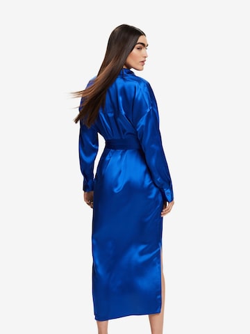 ESPRIT Blusenkleid in Blau