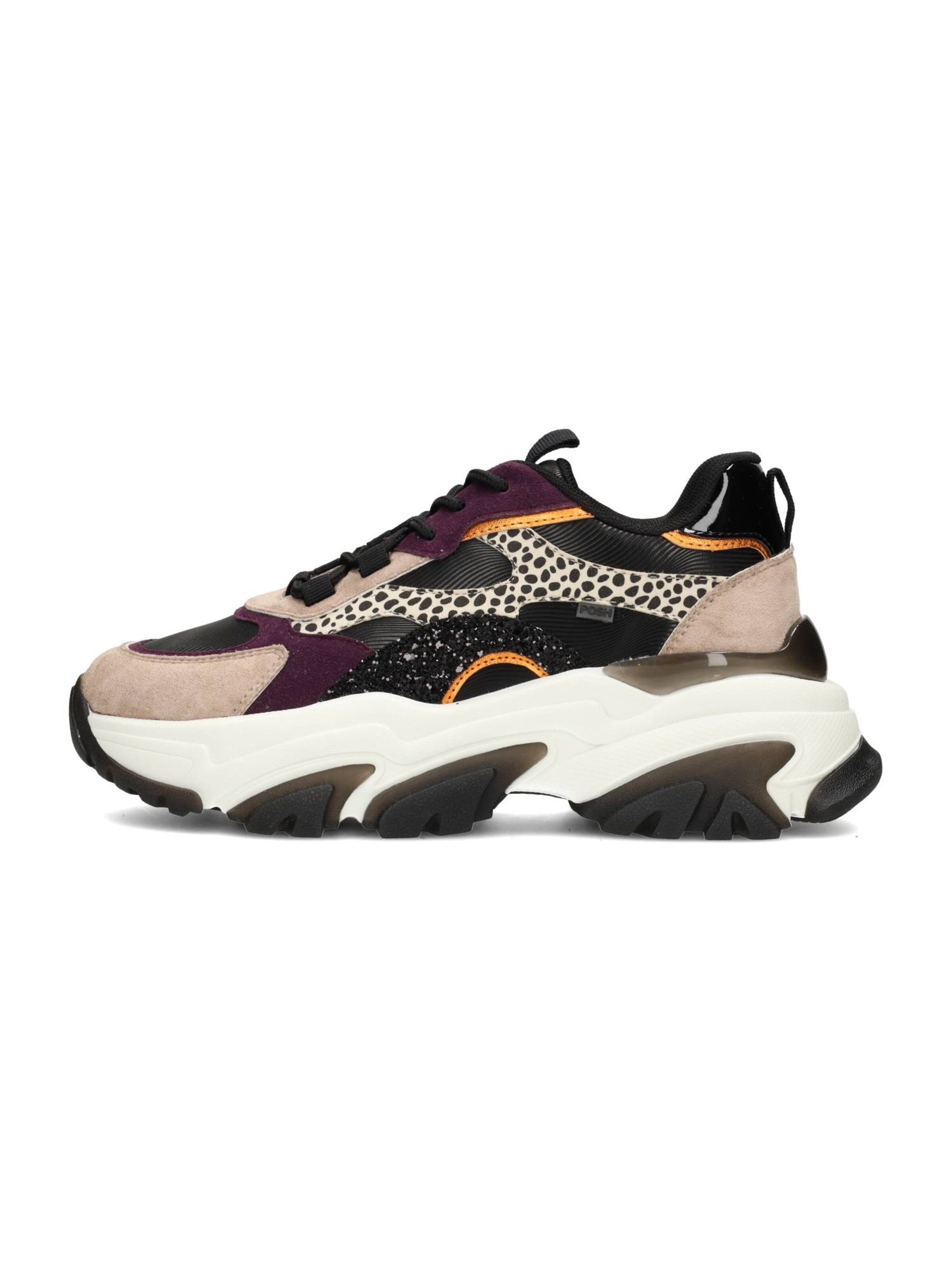 POSH by Poelman Platform trainers 'POLLY' in Mixed colours: front