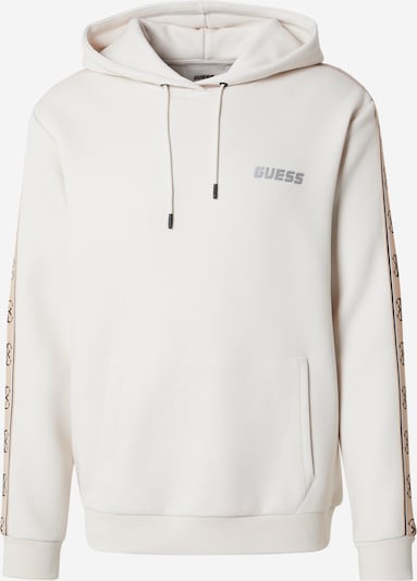 GUESS Urheilullinen collegepaita 'MICKEY' koossa S värissä beige / kivenharmaa / musta, Tuotenäkymä