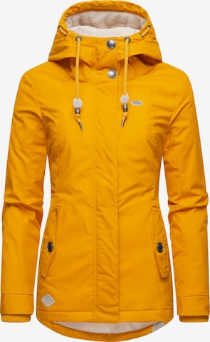 Veste d’hiver 'Monade' Ragwear en jaune : devant