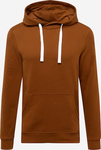 TOM TAILOR Sweatshirt in Brown: front