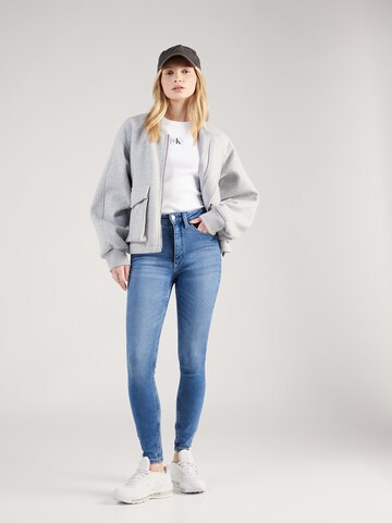 Calvin Klein Jeans Skinny Jeans 'HIGH RISE SUPER SKINNY ANKLE' in Blue