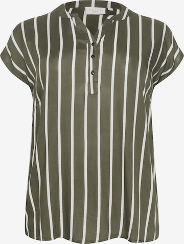 KAFFE CURVE - Blusa 'Sida' em verde: frente