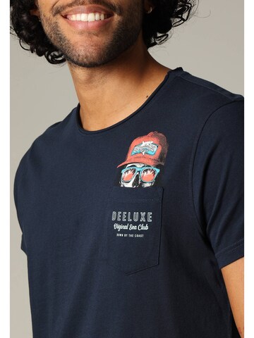 Deeluxe T-Shirt 'Mohona' in Blau