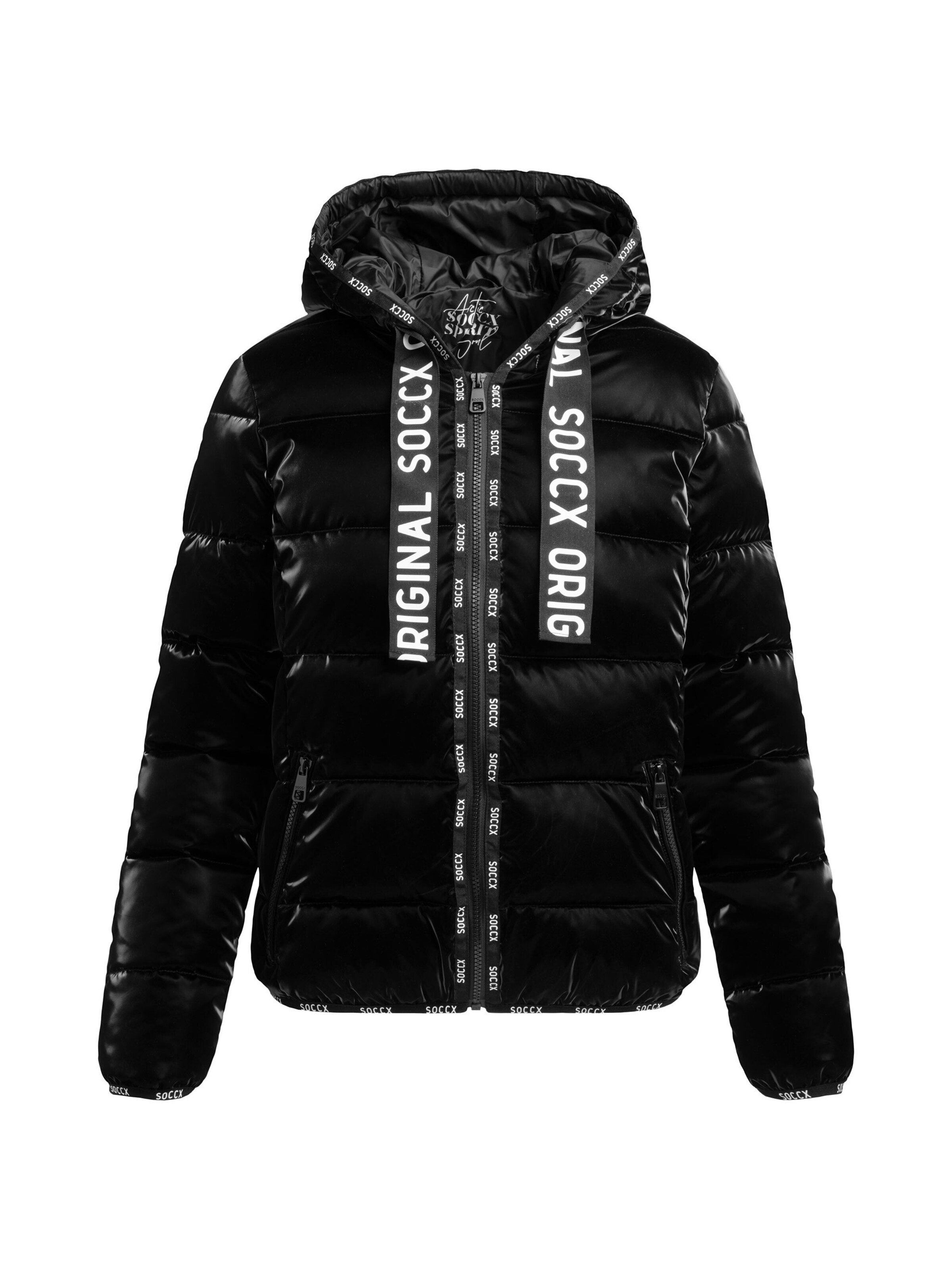 Soccx Between-Season Jacket in Black: front