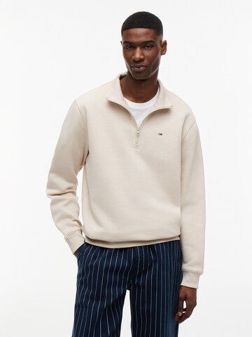 Bluză de molton de la Tommy Jeans pe bej: față