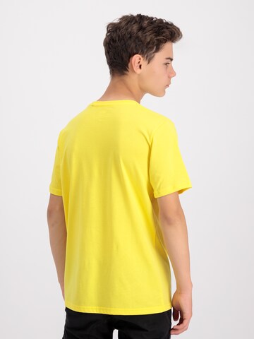 T-Shirt ALPHA INDUSTRIES en jaune