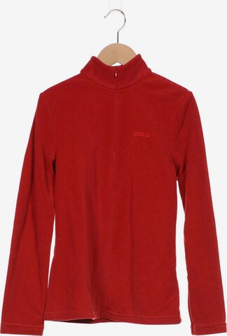 ODLO Sweatshirt & Zip-Up Hoodie in S in Red: front