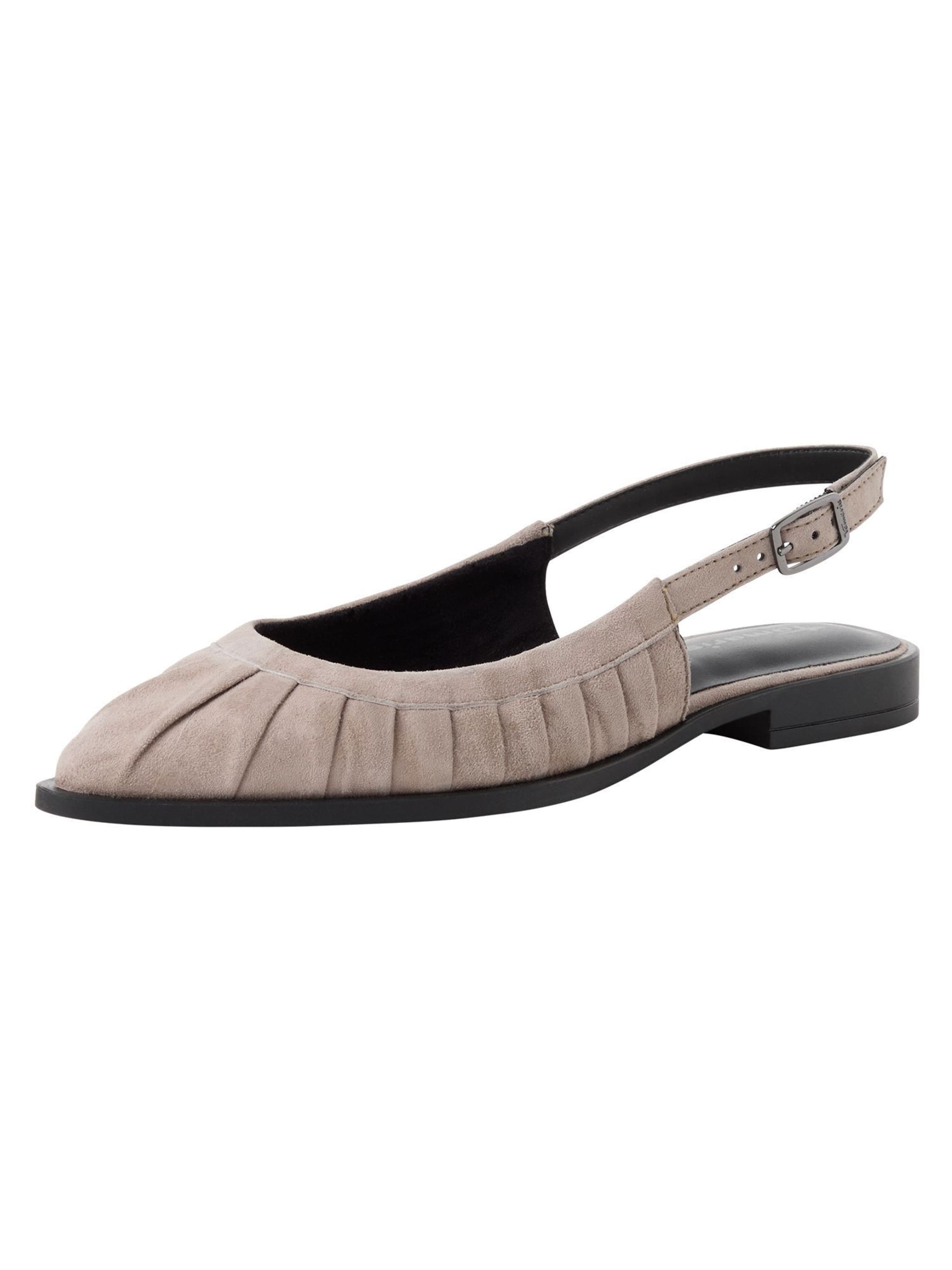 Ballerines à lanières Tamaris en beige : devant