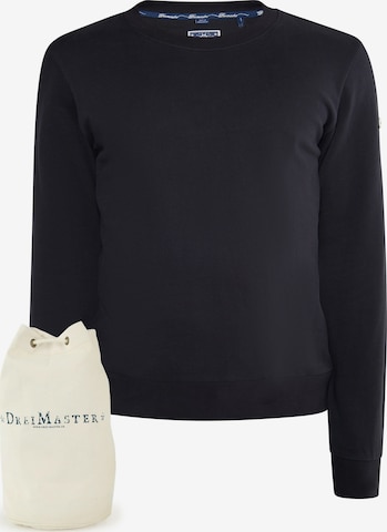 DreiMaster Maritim Sweatshirt in Black: front