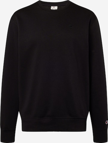 Champion Authentic Athletic Apparel Sweatshirt in Black: front