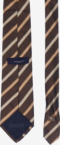 BURBERRY Seidenkrawatte One Size in Braun