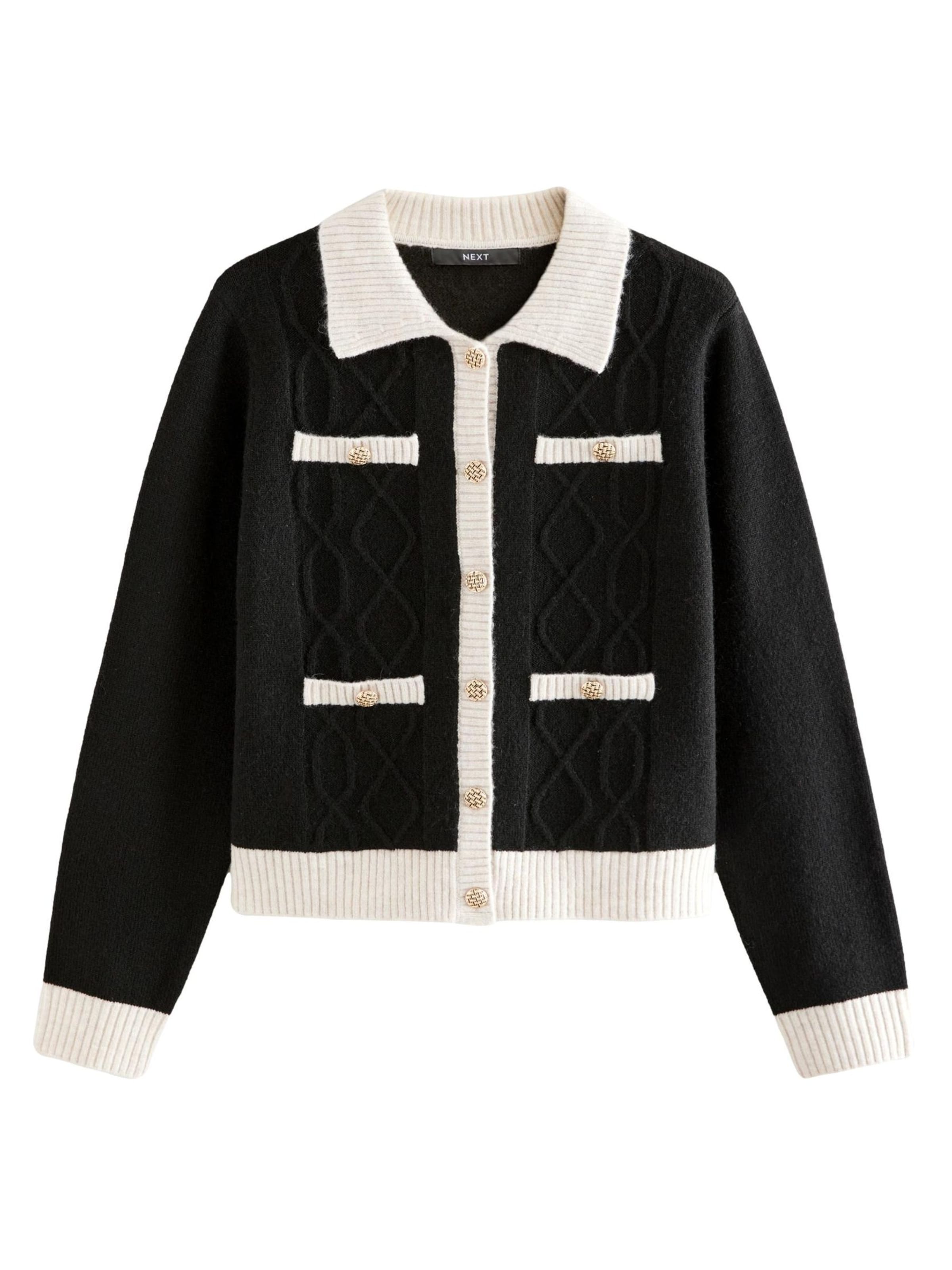 Cardigan Next en noir : devant