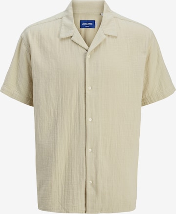 JACK & JONES - Ajuste confortable Camisa 'JOREASTER' en beige: frente