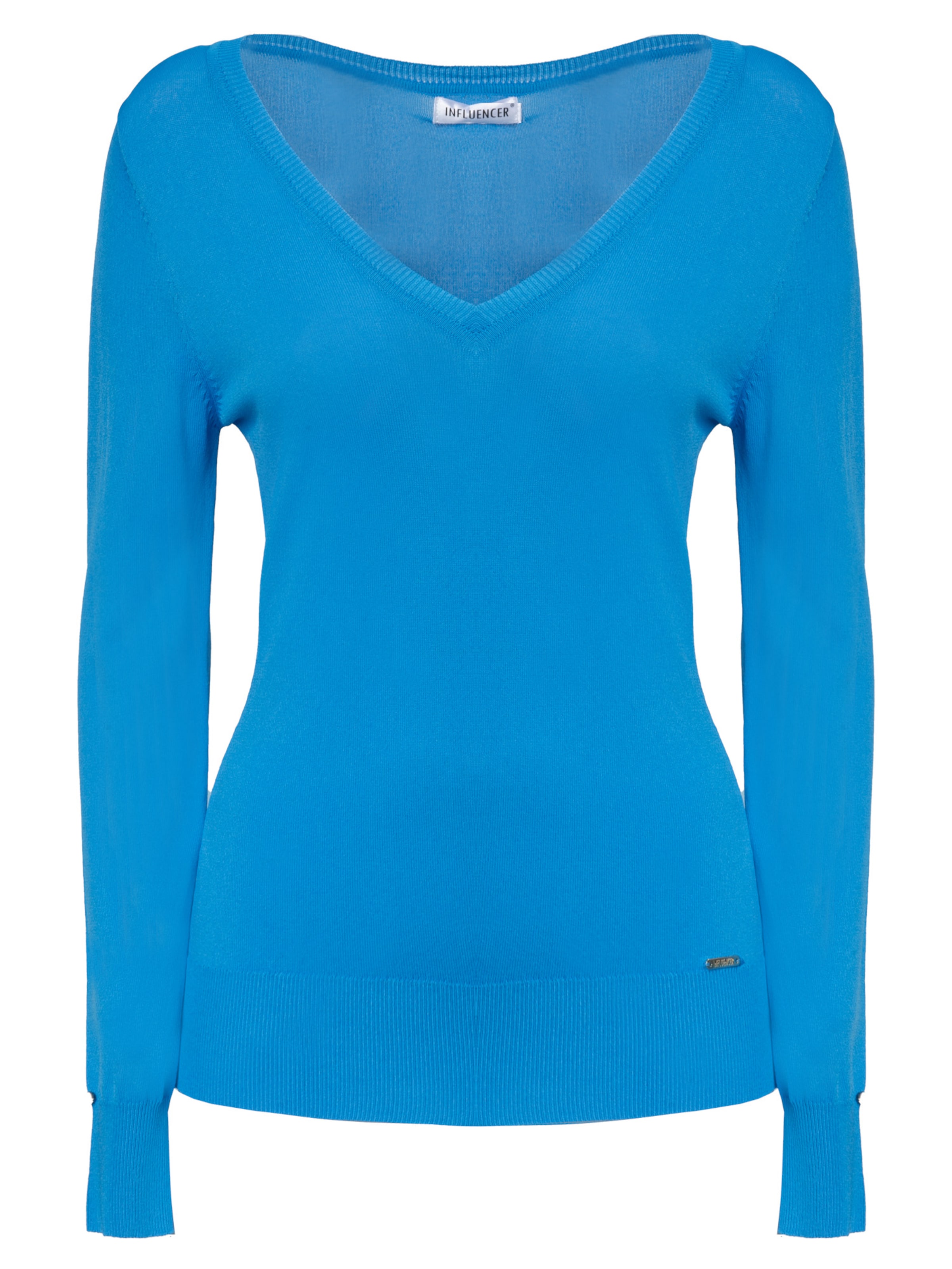 Influencer Sweater in Blue: front
