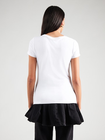 Tricou de la EA7 Emporio Armani pe alb