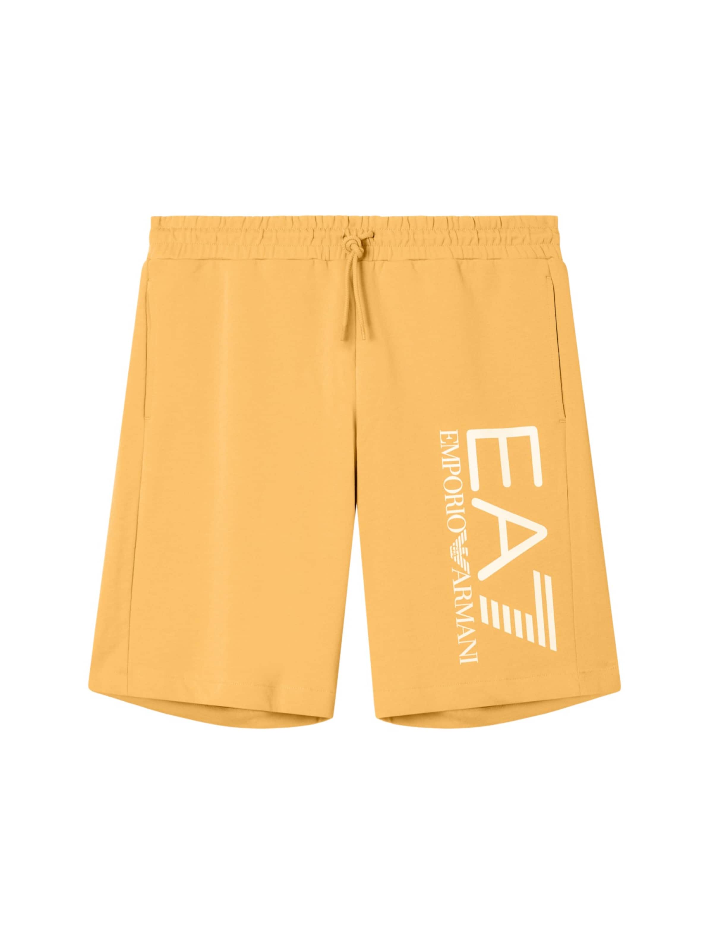 EA7 Emporio Armani Shorts in gelb, Produktansicht