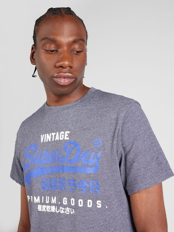Maglietta 'Classic VL Heritage' di Superdry in grigio