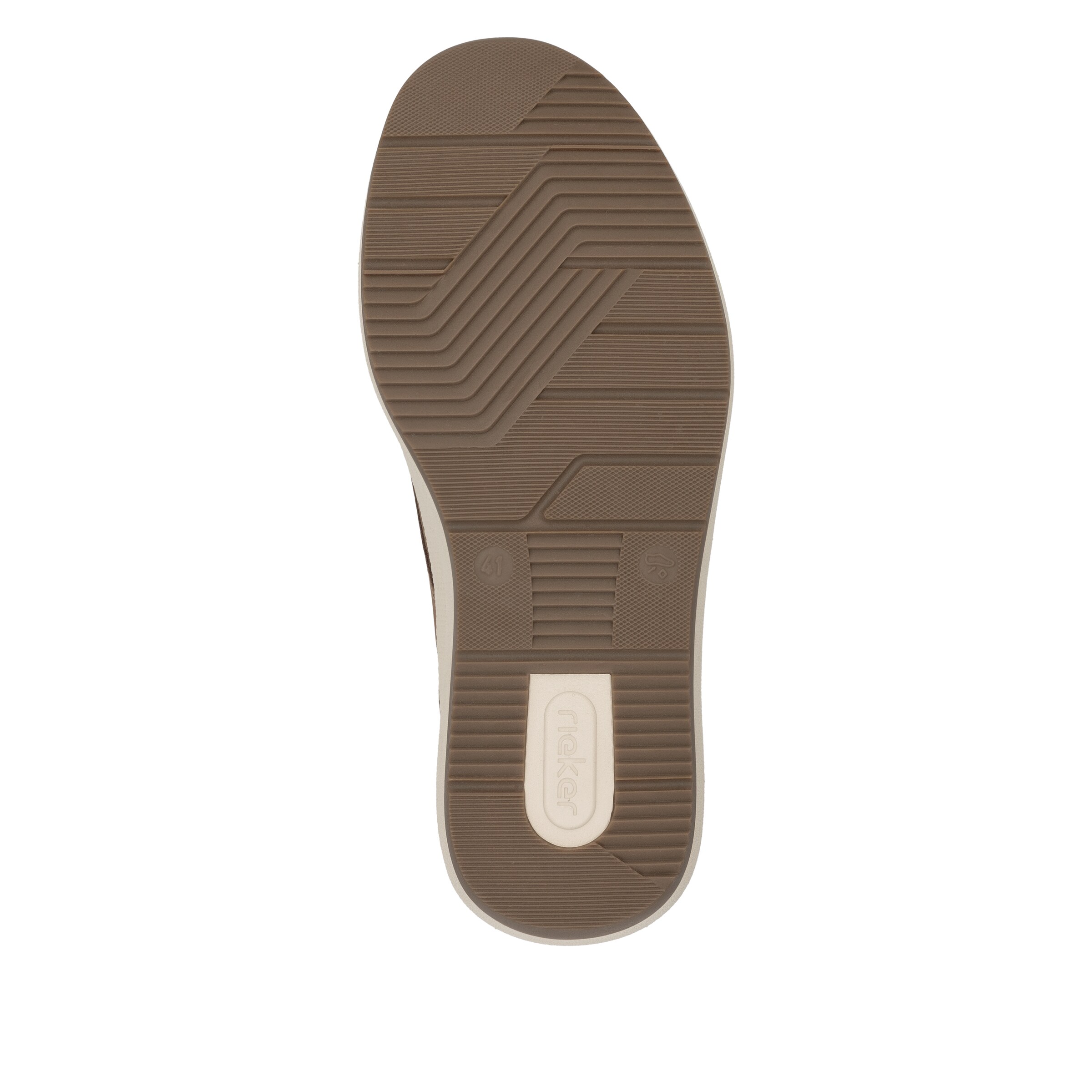 Chaussure de sport à lacets Rieker en marron