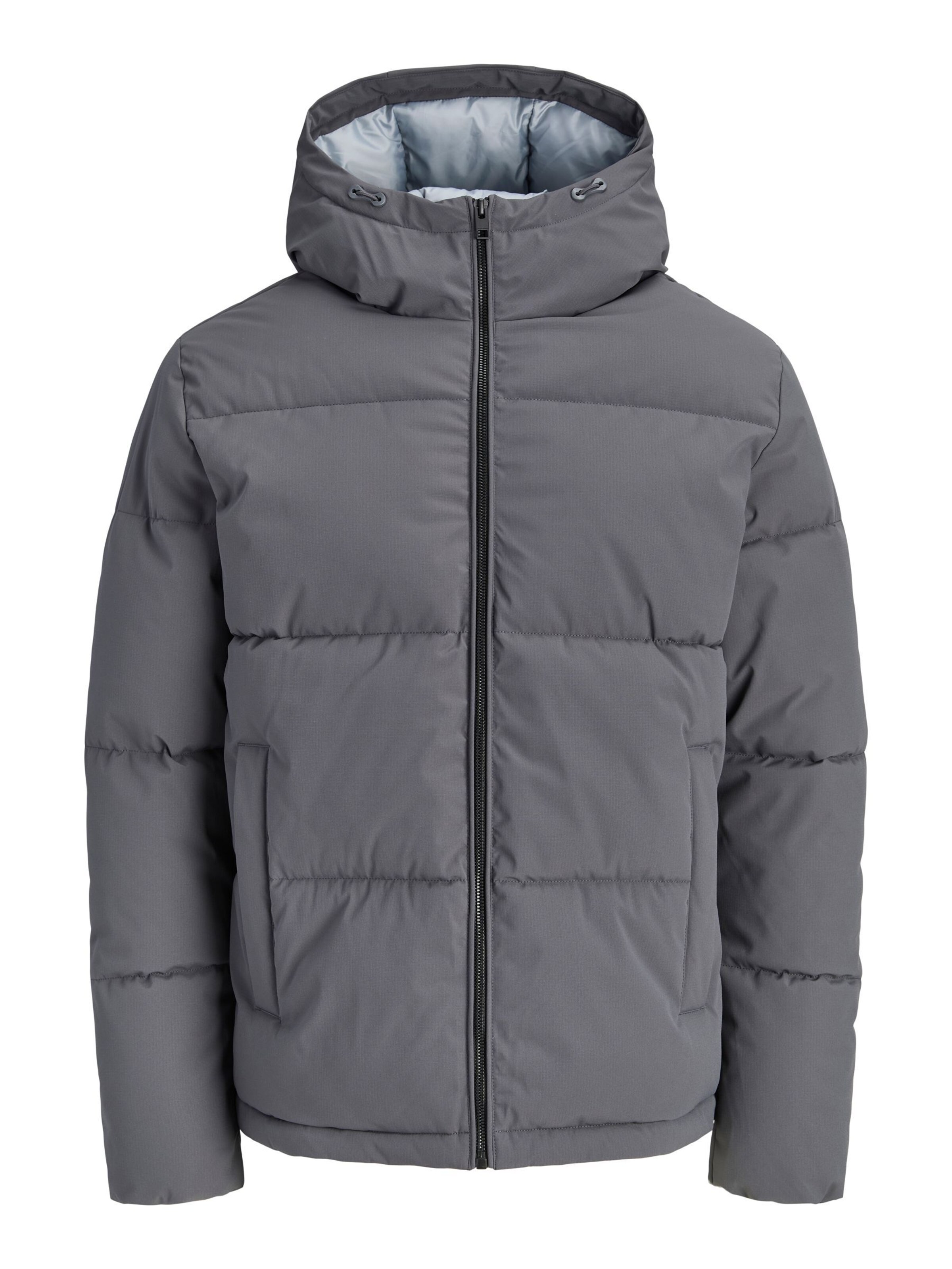 pilka JACK & JONES Žieminė striukė 'JJGALAXY': priekis